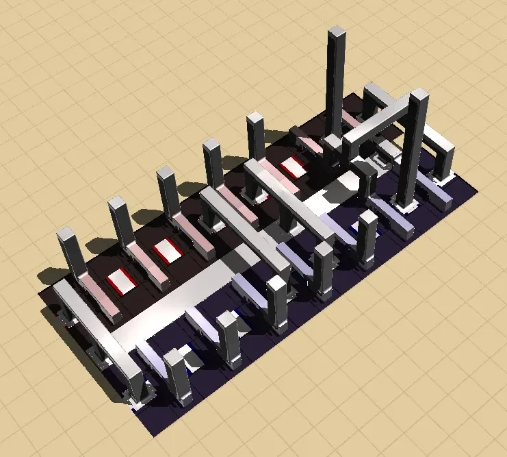 Long-form transistor chain community build