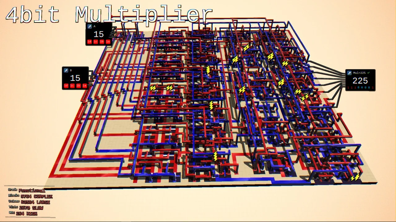 4bit multiplier community build